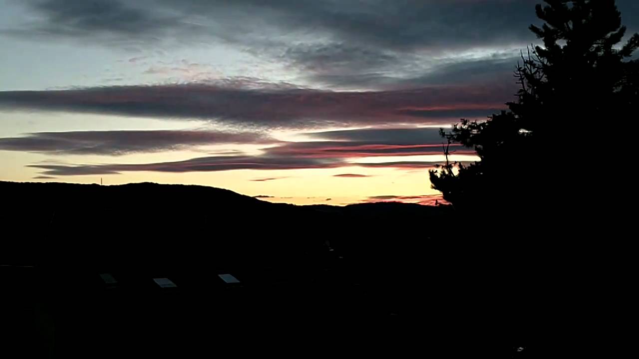 Coucher de soleil sur Epagny