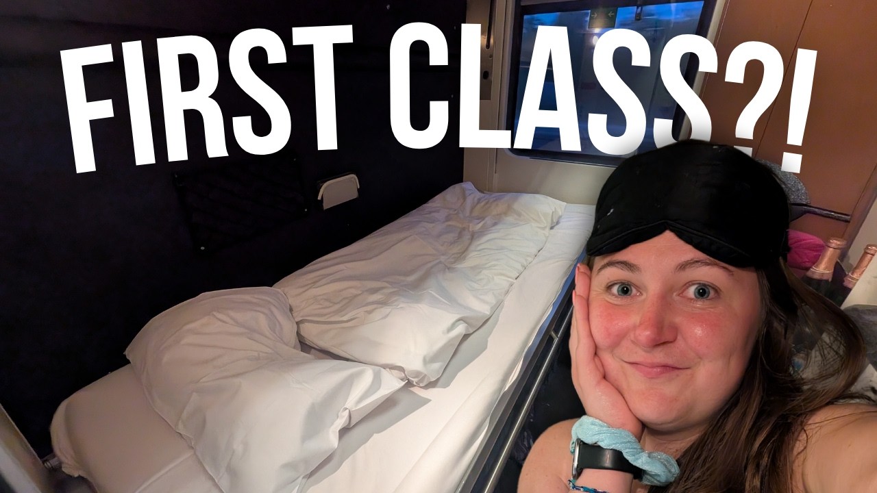 13 hours in a night train cabin from Paris to Berlin 🚝