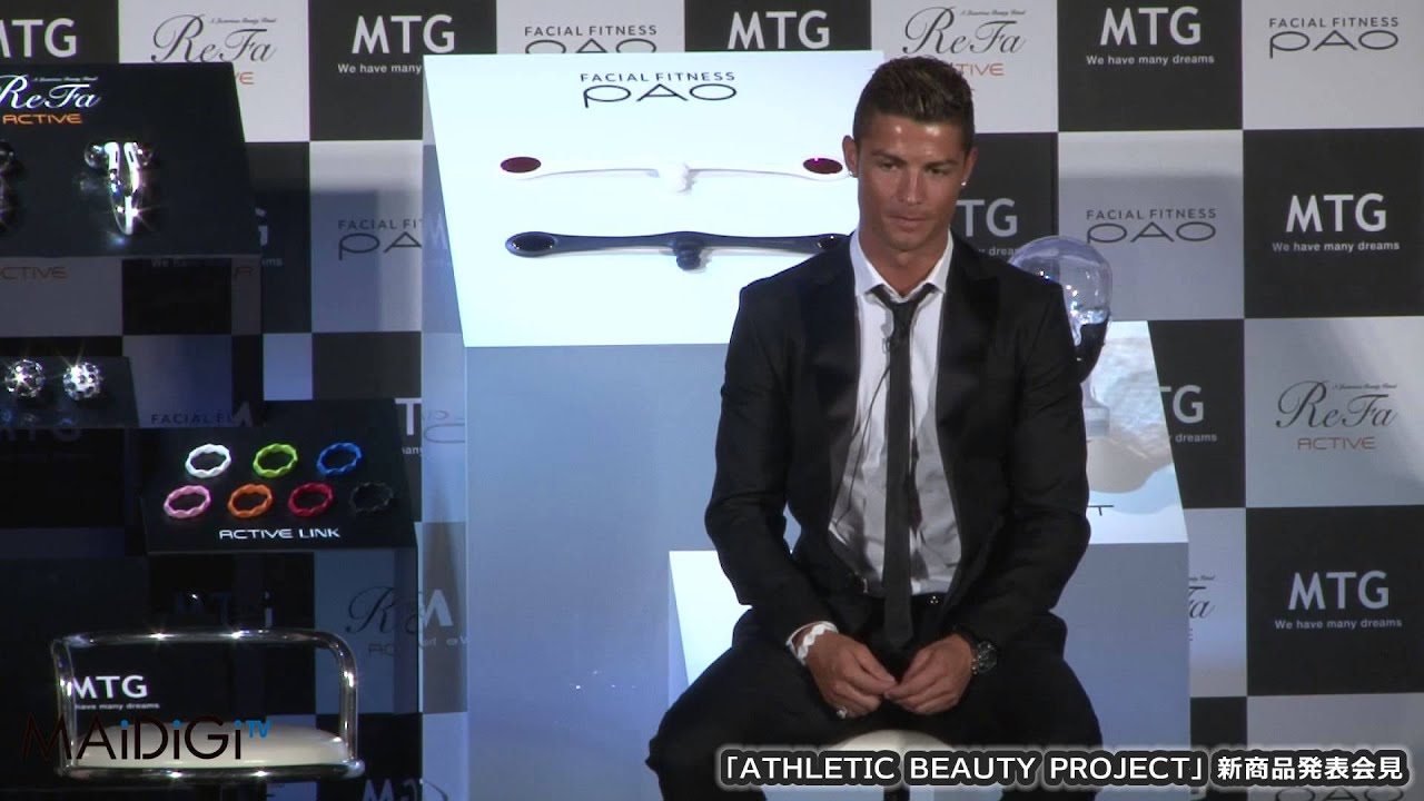 クリスティアーノ・ロナウド「好きな和食はスシ」ファンと交流　「MTG」新商品会見(3)【Cristiano Ronaldo】　#Cristiano Ronaldo　#event