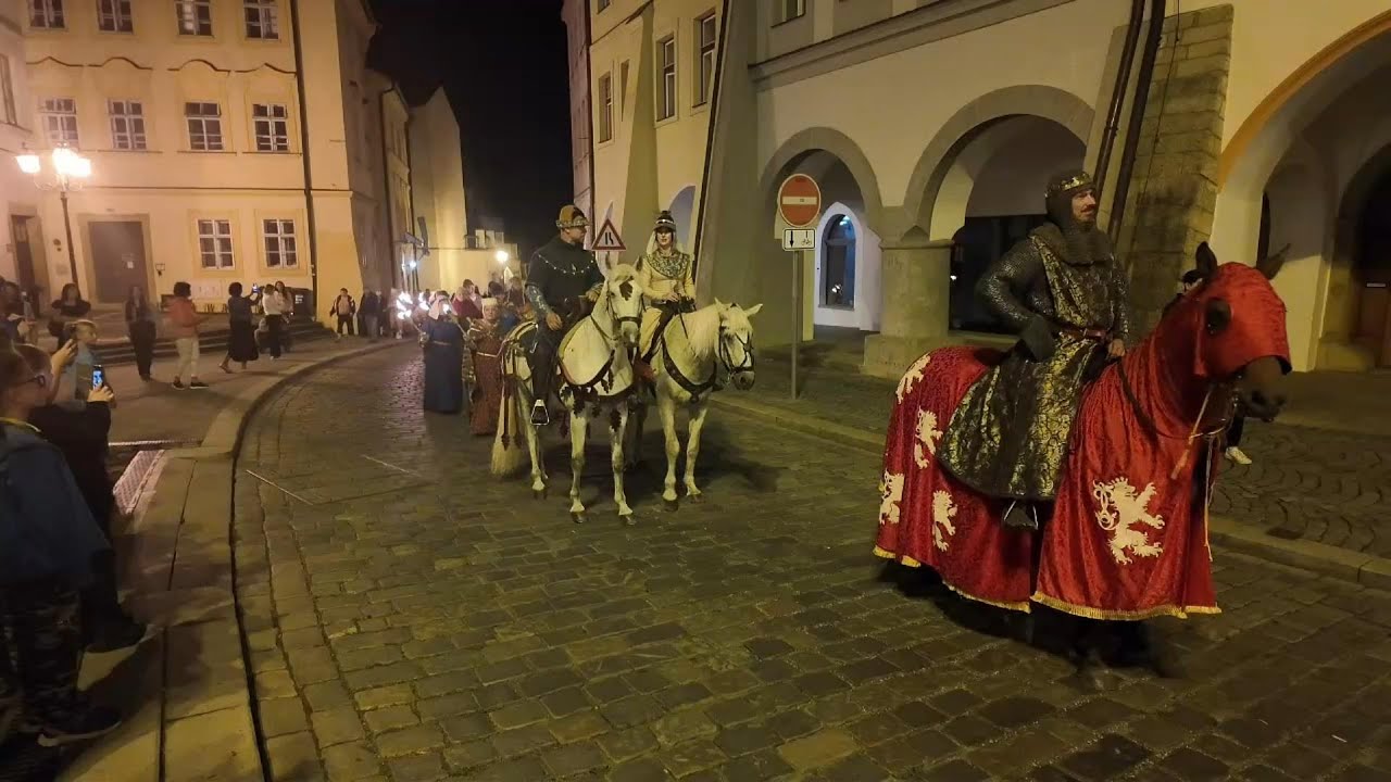 Loučový průvod, slavnosti královny Elišky, Hradec Králové 2025