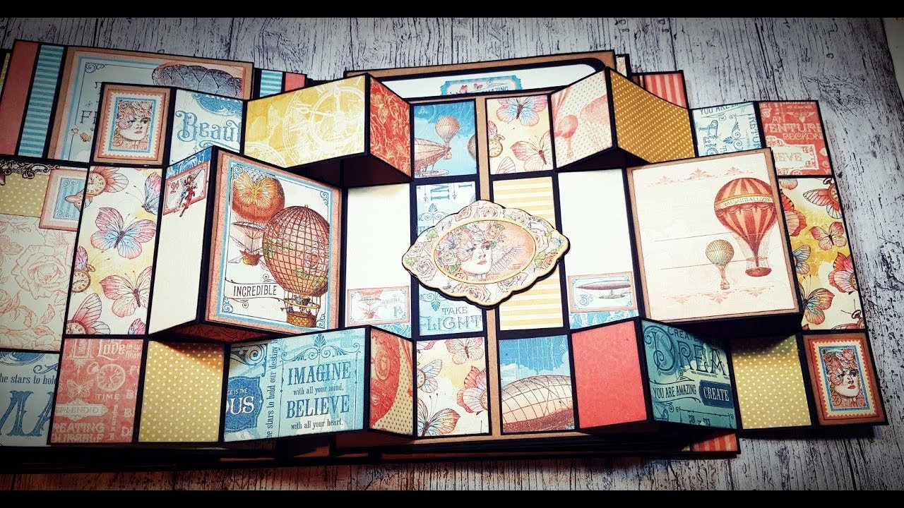 Tutorial 5/9 IMAGINE  Graphic 45  Mini Album 8x10 ( DT CCC )