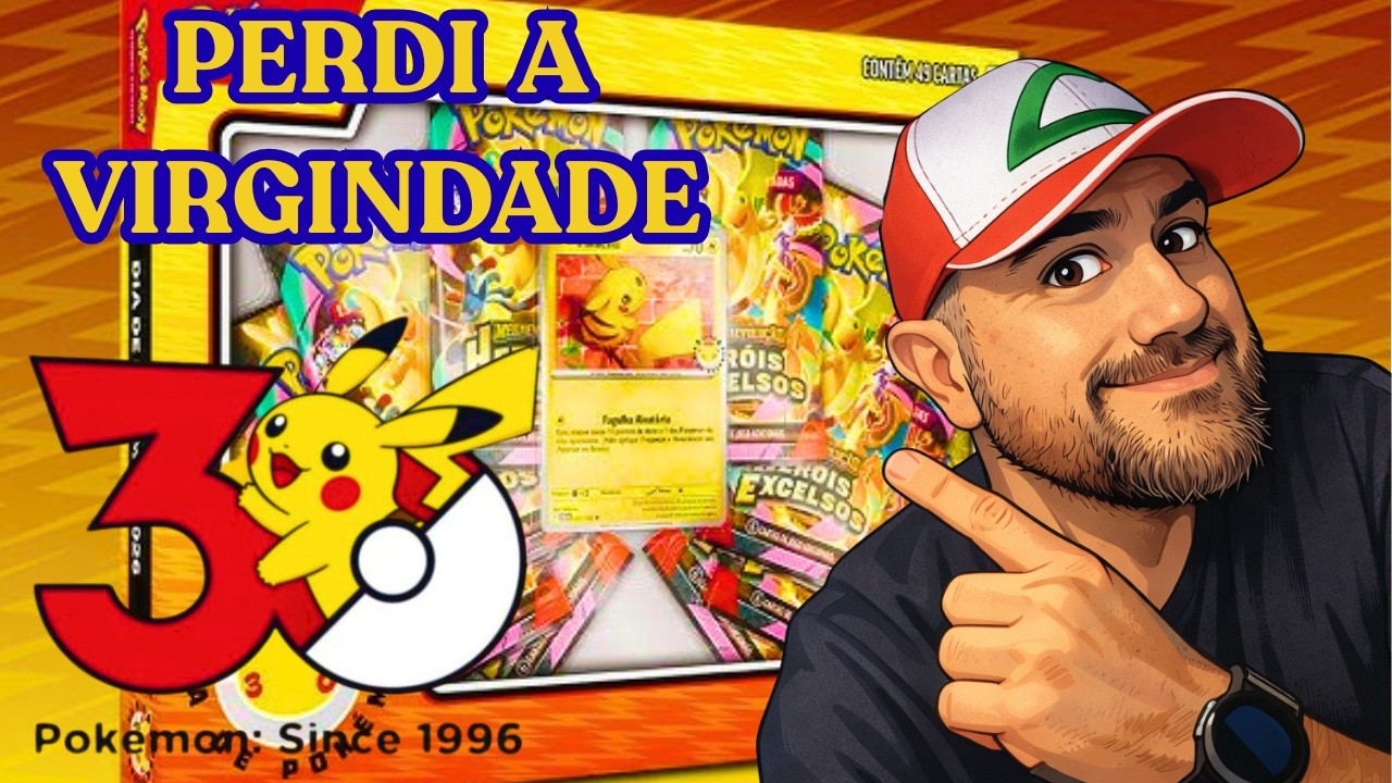 COMPREI TCG DE POKEMON 30 ANOS