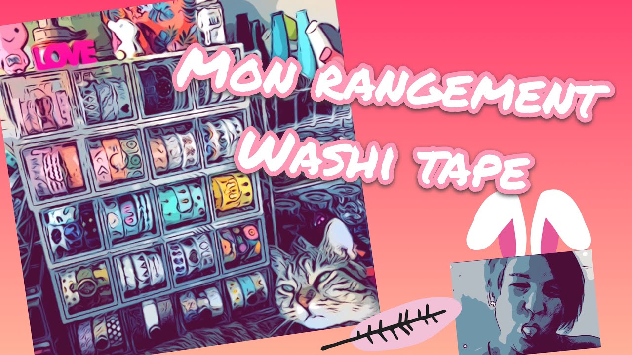 Mon rangement washi tape...