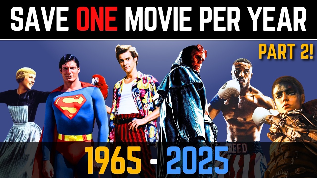 Save ONE Movie From Each Year PART 2 1965 - 2025 | Movie Quiz