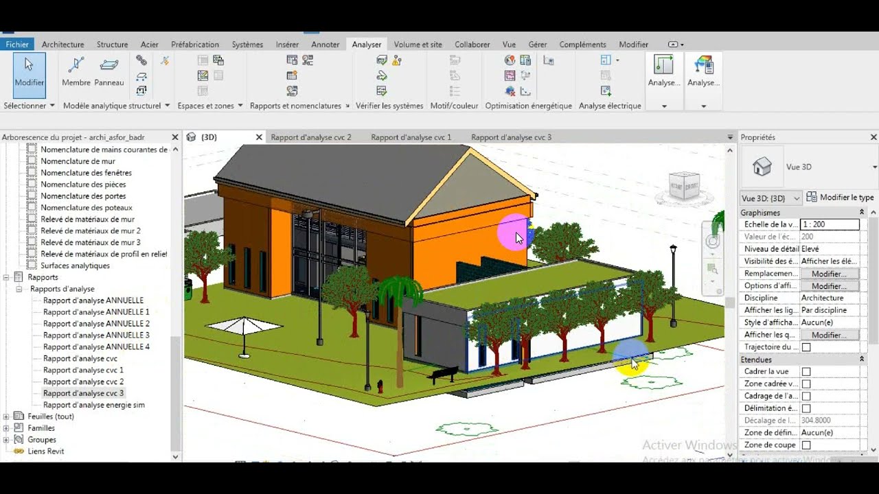 étude thermique sur revit , part 1 : comment ajouter les matériaux avec les paramétre thérmique .