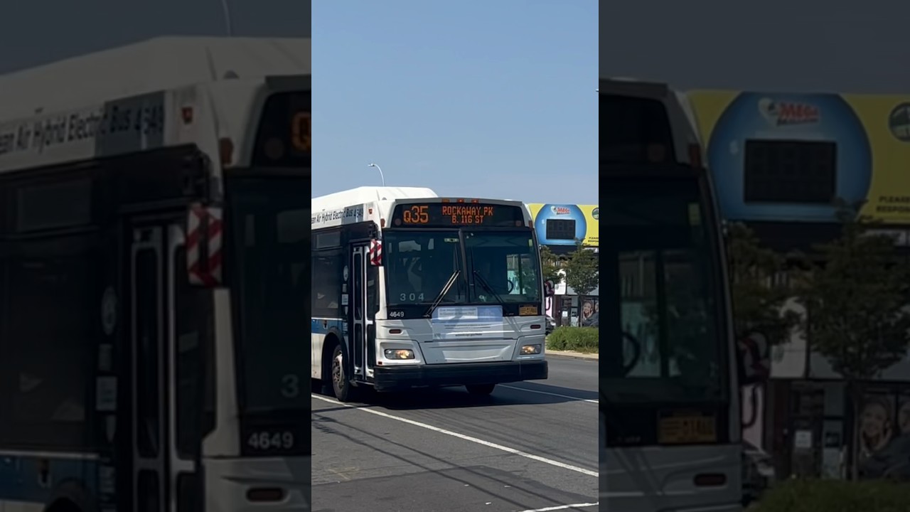 MTA BUS: 2009 Orion VII Next Generation Hybrid #4649 on the Q35