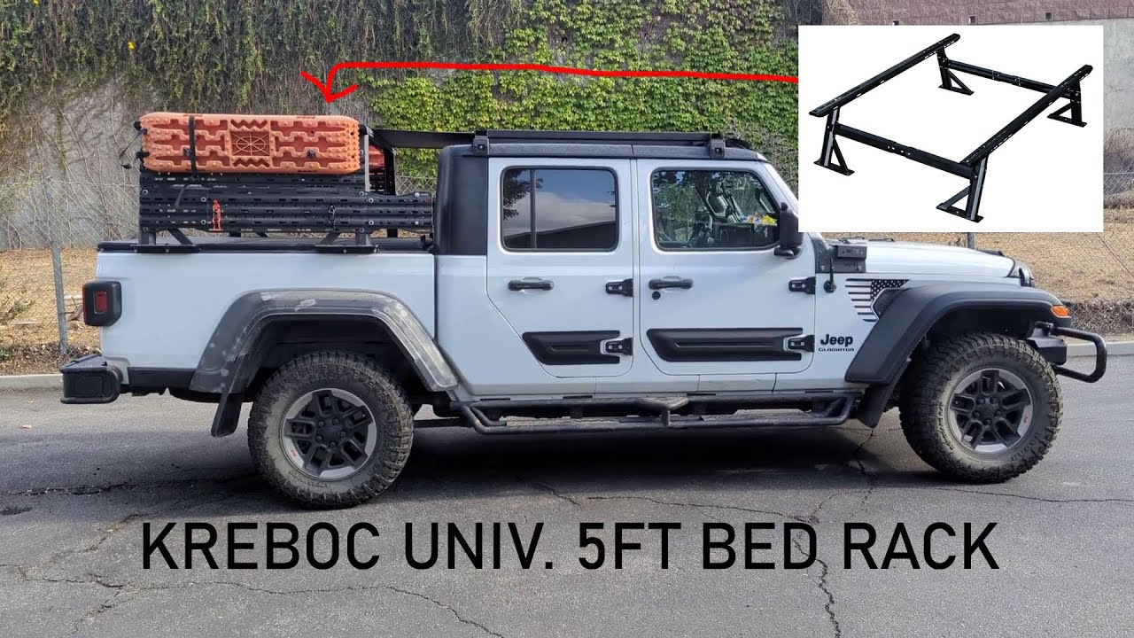 2020 Jeep Gladiator Sport S 29th Item: KREBOC Univ. 5ft Bed Rack