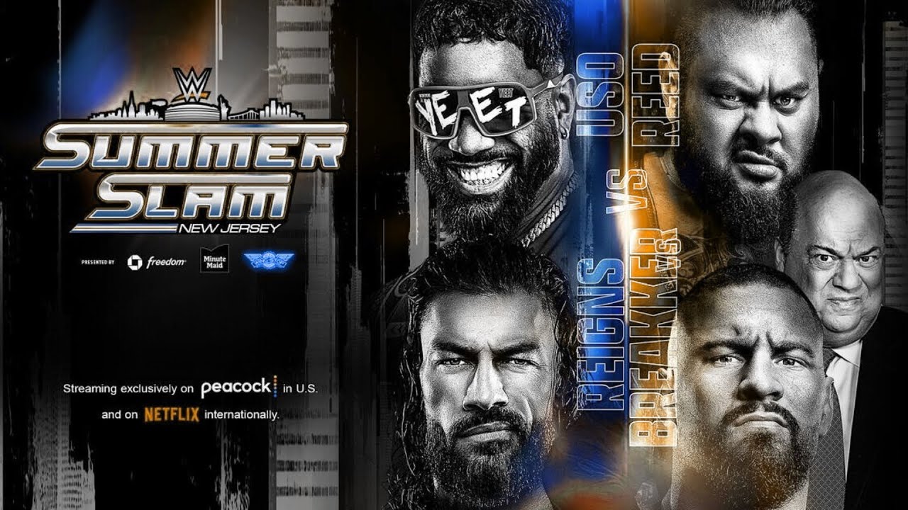 Roman Reigns & Jey USO vs Bron Breakker & Bronson Reed WWE SummerSlam 2025 Hype Video Package 