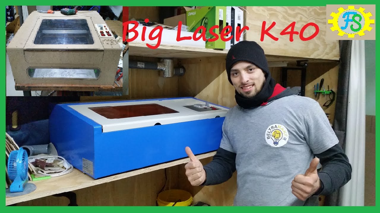 Laser cutter co2 homemade DIY BIG K40 parte2 Box