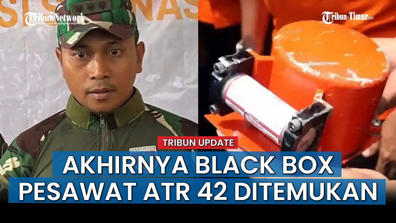 NEWS UPDATE; Black Box ATR 42-500 Ditemukan di Jurang 150 Meter, Utuh Tertempel di Ekor Pesawat