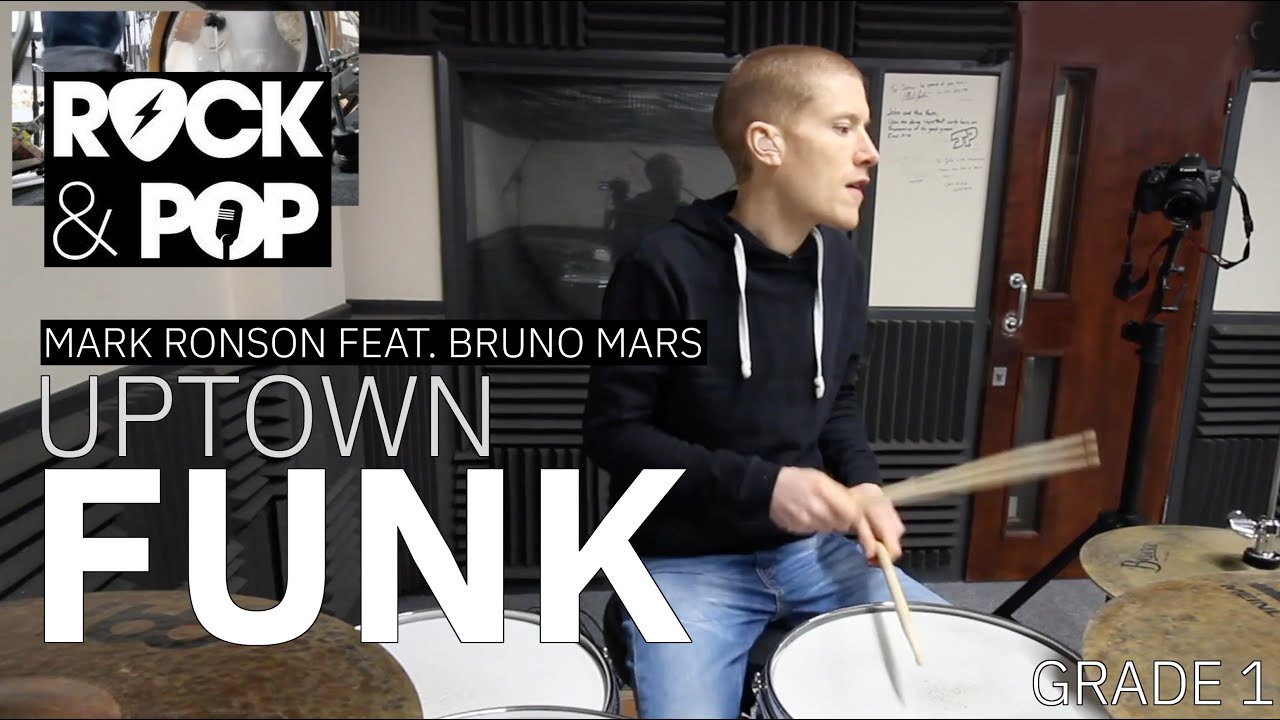 Drum Lesson: 'Uptown Funk' - Mark Ronson feat. Bruno Mars (Trinity Rock & Pop Grade 1 Drums)