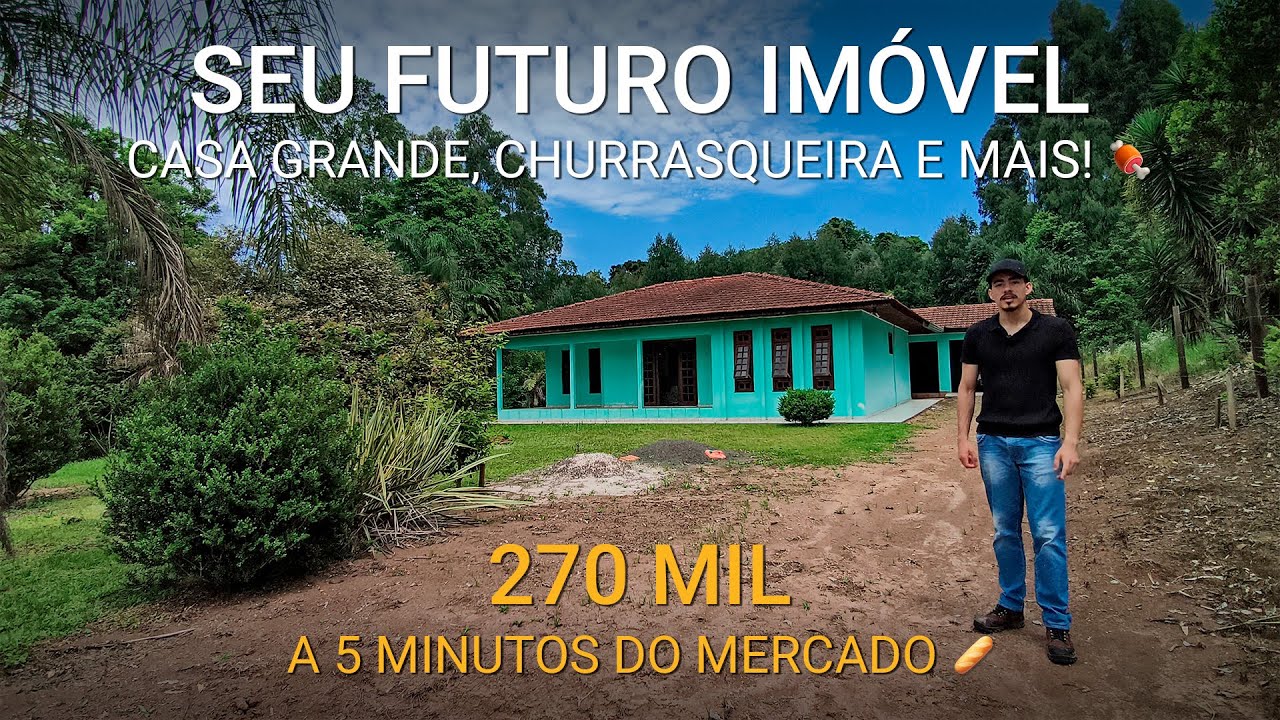SEU FUTURO IMÓVEL EM PRUDENTÓPOLIS 🌿 Casa Grande, Pomar e Churrasqueira por R$ 270 Mil!