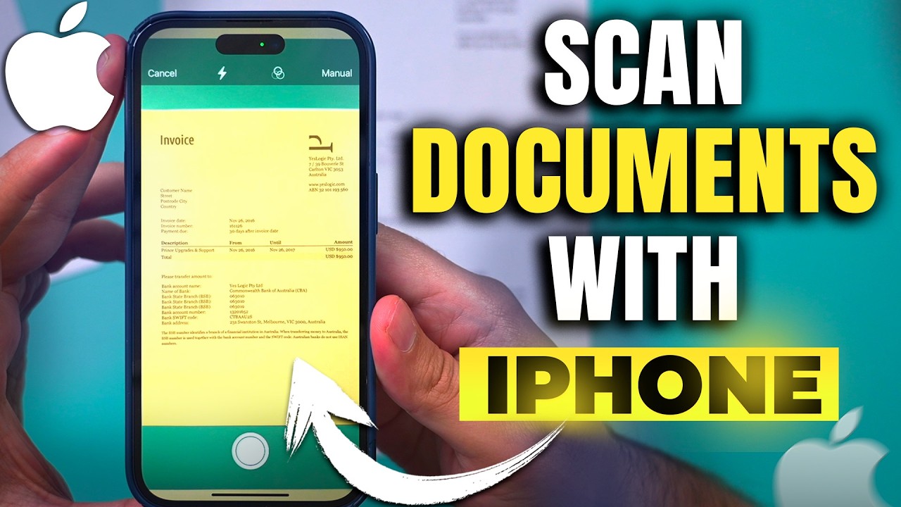 Как сканировать документы с помощью iPhone