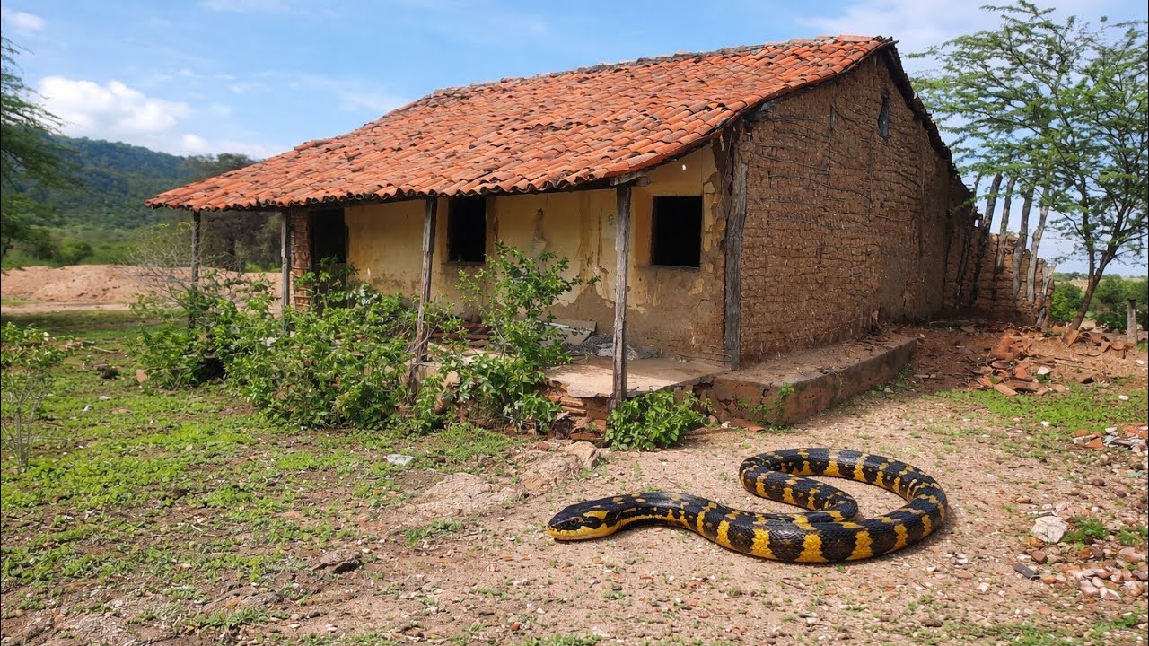 Essa Serpente Vive Nessa Casa Abandonada 