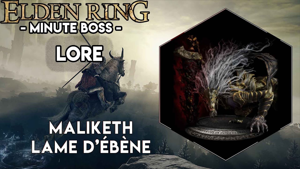 Elden Ring - Minute Boss,  Lore ► Gurranq / Maliketh, lame d'ébène