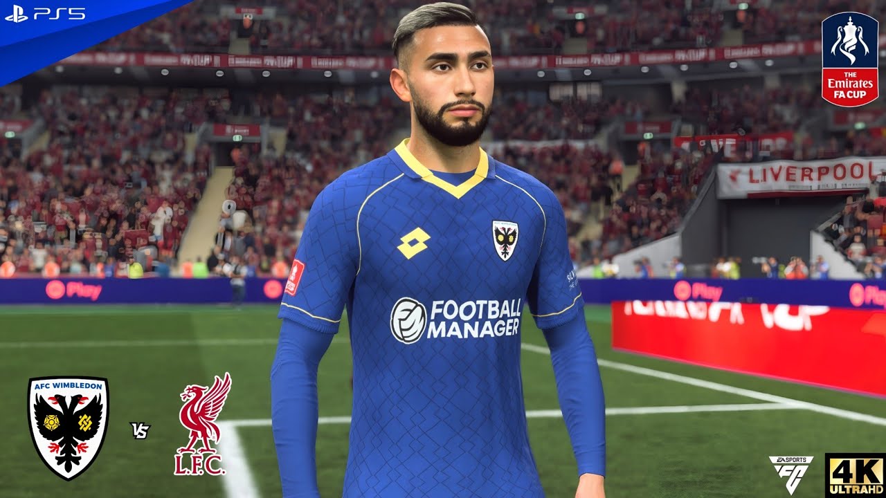 Liverpool vs AFC Wimbledon - FA Cup - Semi Final - EAFC26 | PS5 [4K60]