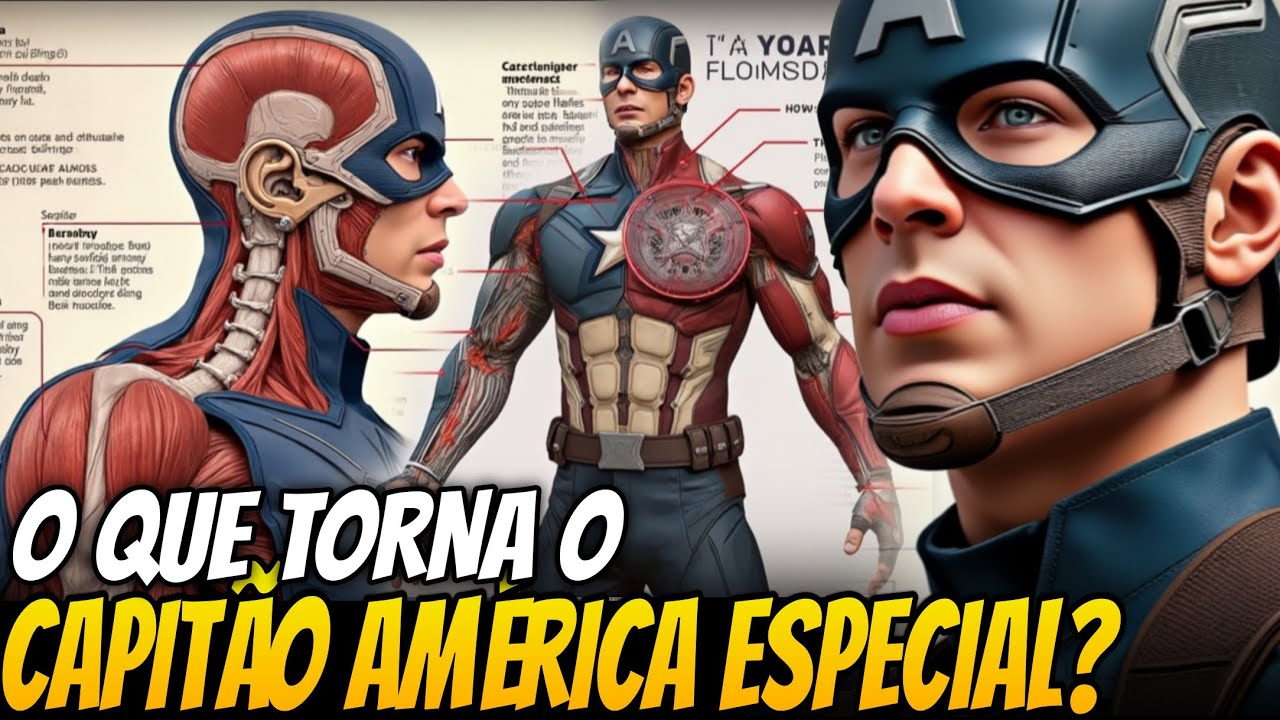 ANATOMIA DO CAPITÃO AMÉRICA - SEU CORPO NÃO DEVERIA EXISTIR… MAS EXISTE! QUÃO PODEROSO ELE É?