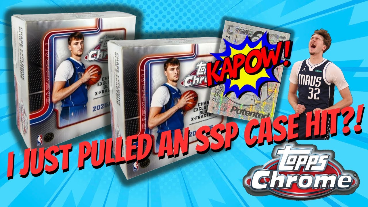 🔥COOPER FLAGG SERENITY + 💥CASE HIT SSP AND I DIDN'T EVEN KNOW IT! 2025 TOPPS CHROME BASKETBALL MEGAS