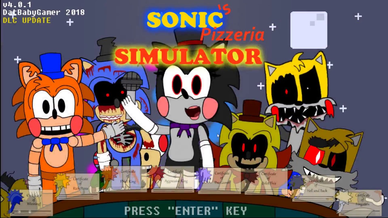 Sonic's pizzeria simulator chaos mode easter egg