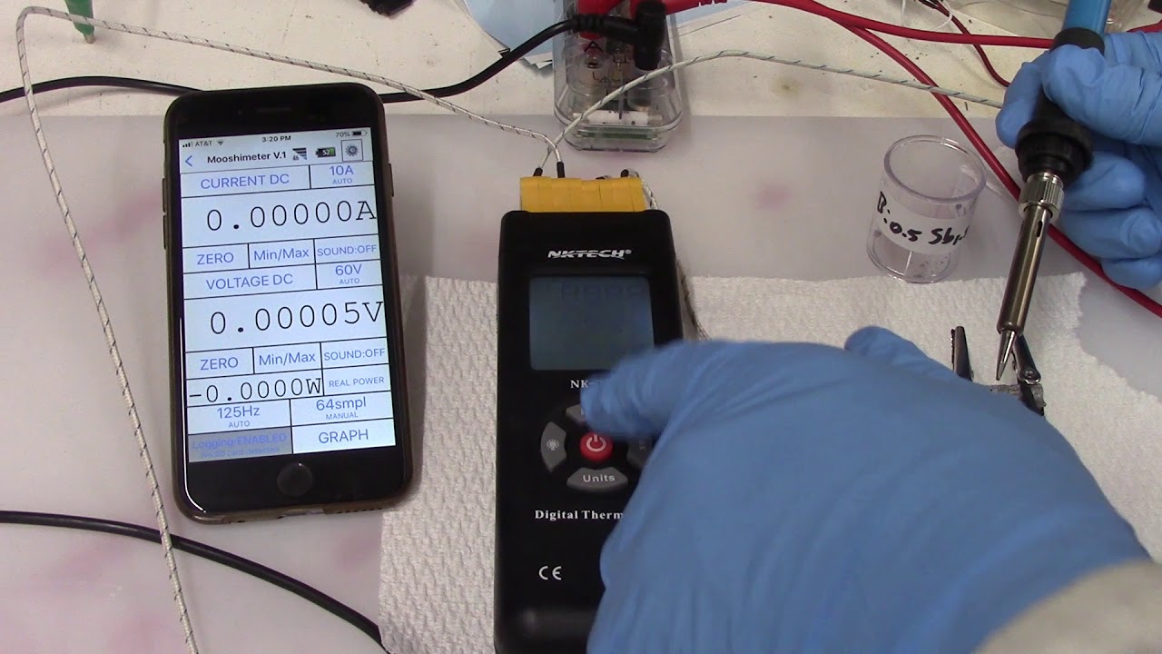 Measuring Seebeck Coefficient of Bi0.5Sb1.5Te3.0