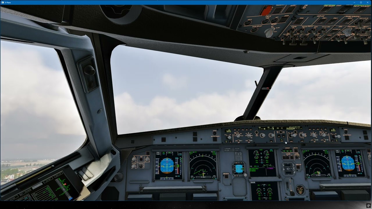 X Plane 12: Starten auf Taxiway E1 in Brüssel