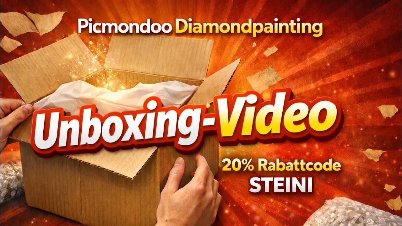 Unboxing Picmondoo Diamondpainting Zubehör 