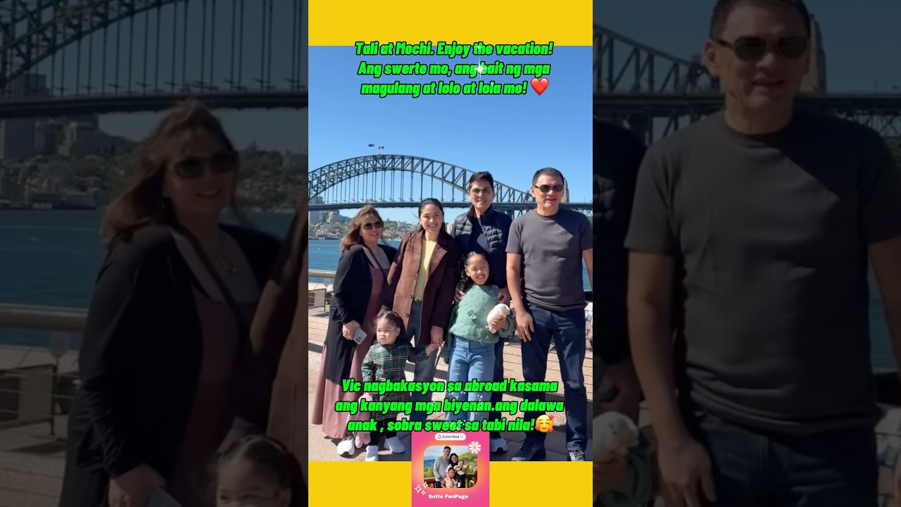 Vic Sotto Family bonding and vacation in Sydney🥰 #vicsotto