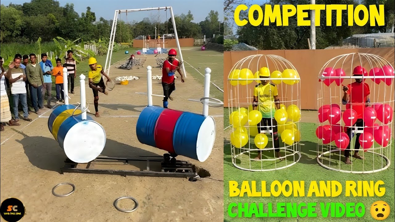 Balloon And Ring Competition Challenge Video 😧 || Funny Video 😛 | Wait For End 👀/ Sahil Challenge