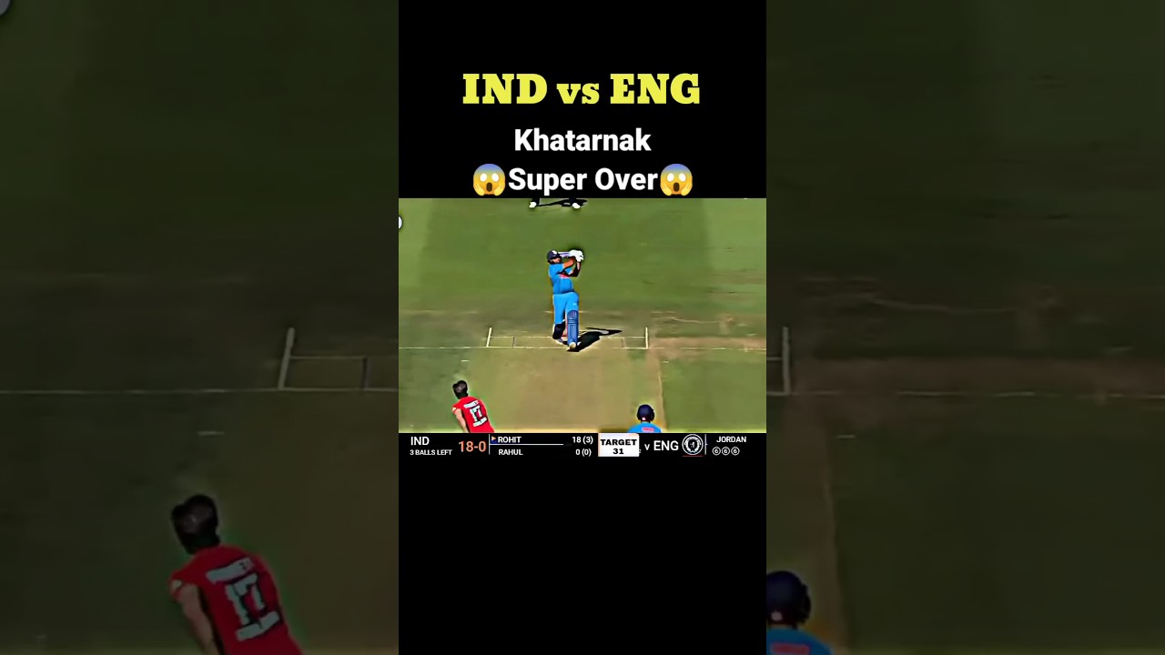 Unbelievable Super over IND vs ENG | Rohit Sharma batting #superover #cricket #cricketlover #facts
