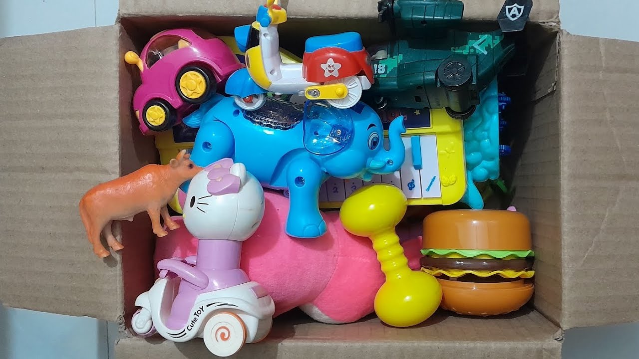12:00 Minutes Satisfying Toy Unboxing & Playing ASMR | Cute Elephant Toys & Surprise Box Review