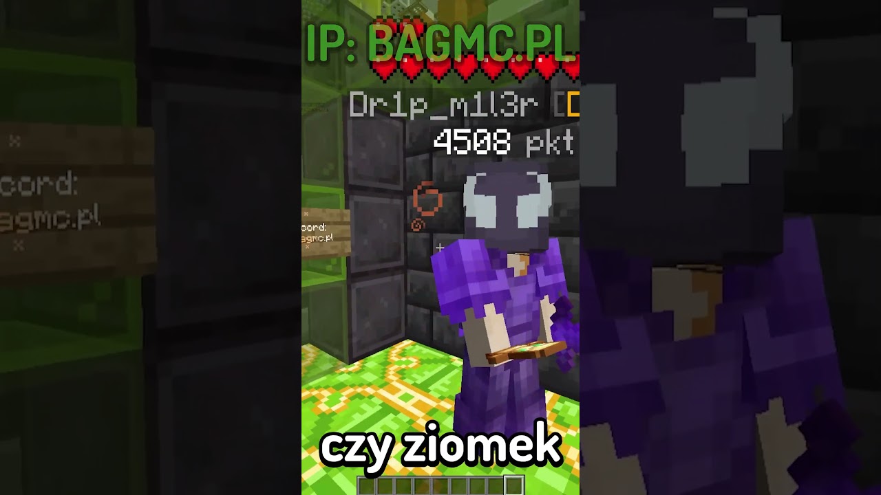 Cheater na bagmc.pl 😂 #minecraft  #serwerdlawidz&oacute;w  #serwerminecraft  #rapypl  #anarchiagg