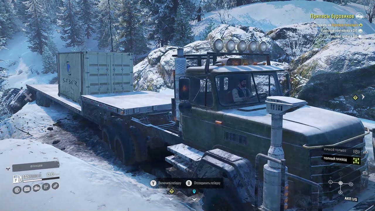 SnowRunner спасаем Hummer :)