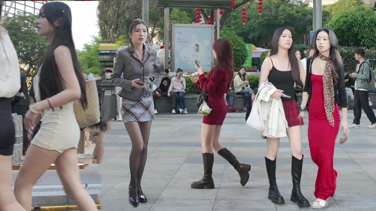 广州天河街景 WALK IN GUANGZHOU TIANHE 4KHDR