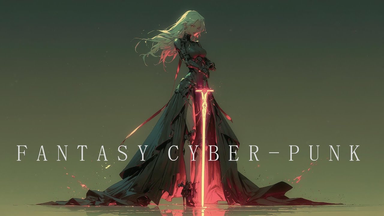 【作業用】Fantasy Cyber Punk Lofi ⚔️ | Quiet Beats for Deep Focus & Night Work 🌙