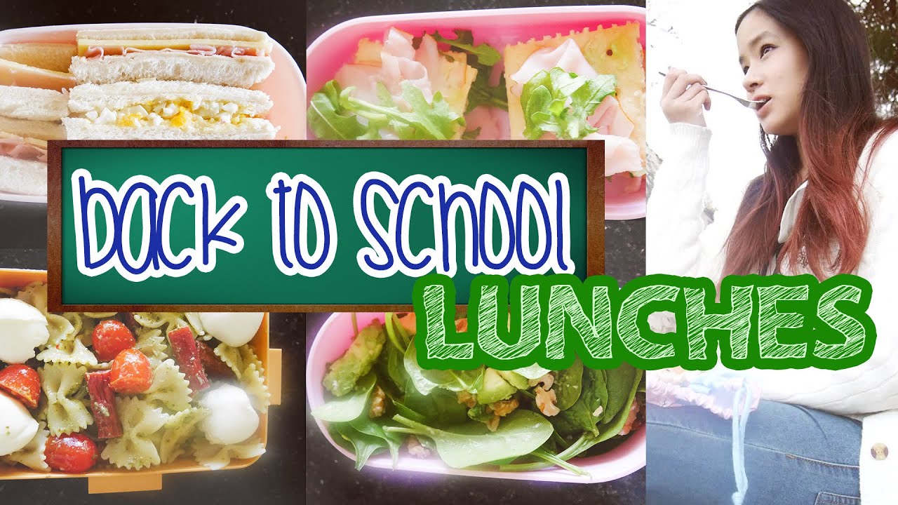 5 QUICK & HEALTHY Lunches ♥︎ | Back to School Lunch Ideas