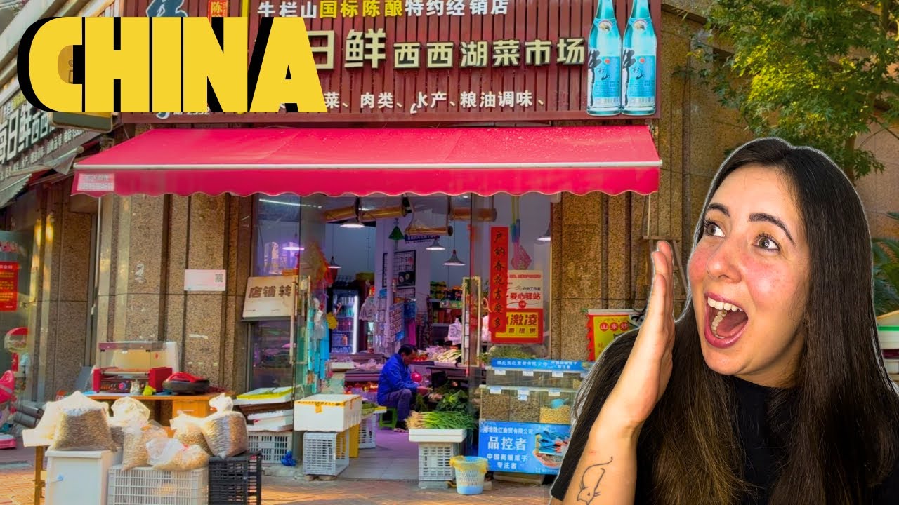 TOUR NO MERCADO DO BAIRRO NA CHINA COM SURPRESAS… 