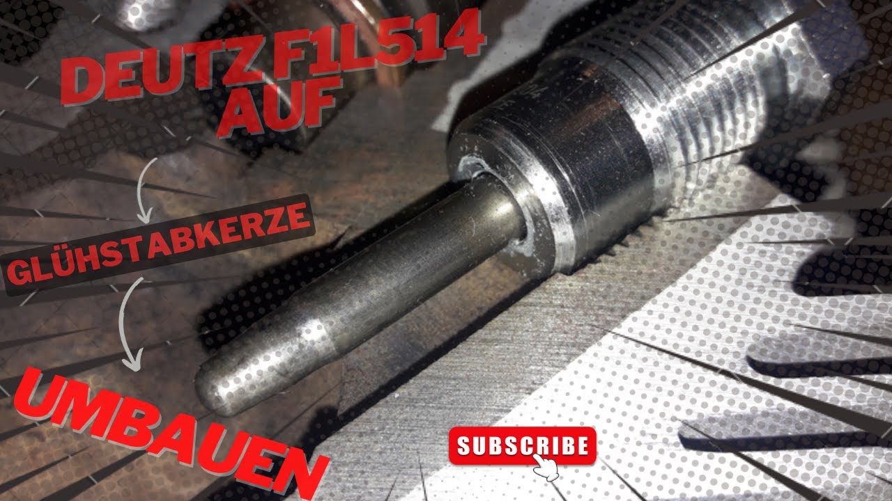 Deutz F1L514 auf Schnellstartglühanlage umbauen