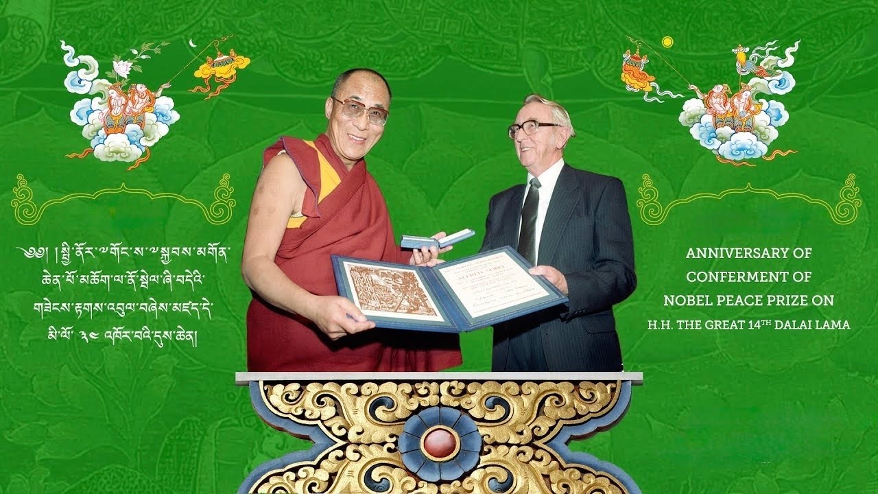 Tibetans in Connecticut celebrating 36th anniversary of￼ the Nobel Peace prize 