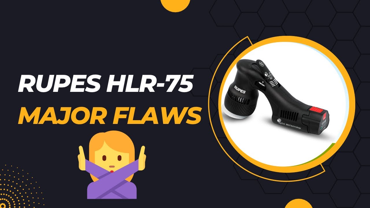 Rupes HLR75 Major Design Flaws