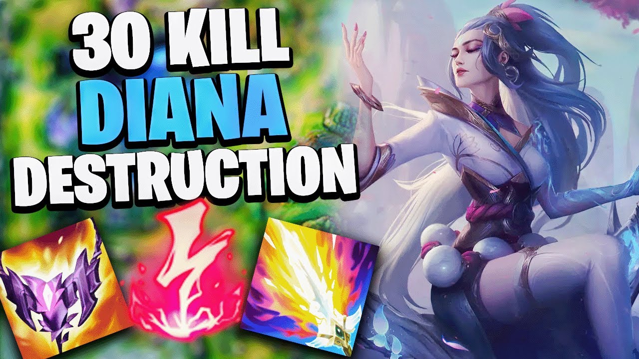 How I Got 30 KILLS With DIANA In Solo Queue...