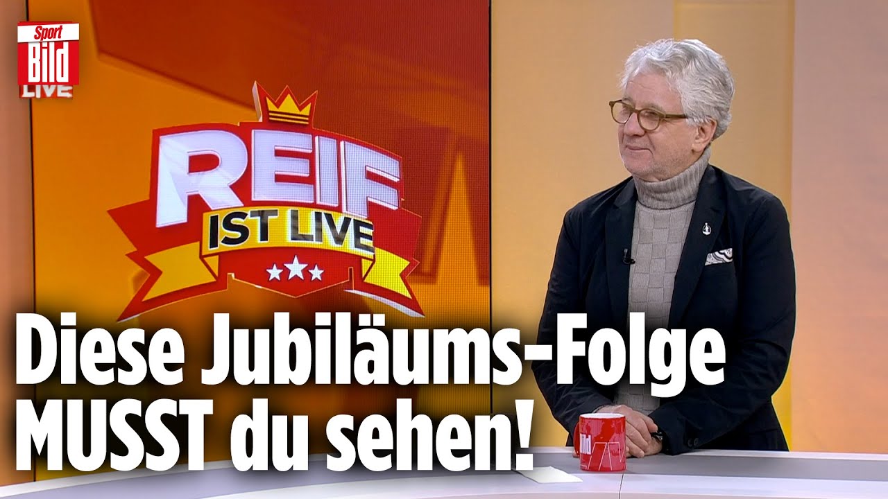 Am Freitag: TV-Legende Marcel Reif löst Outfit-Versprechen ein! | Reif ist Live