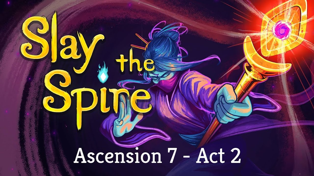 Slay the Spire - The Watcher, Ascension 7, Act 2