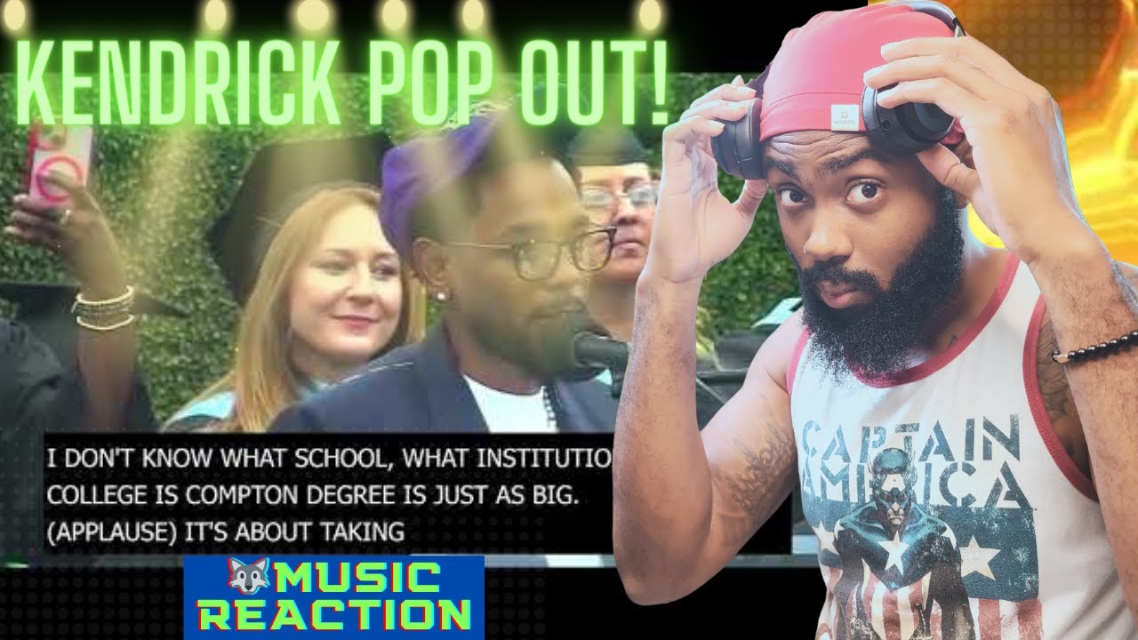 Kendrick Lamar Speech At Compton College Graduation After Beef with Drake! | REACTION