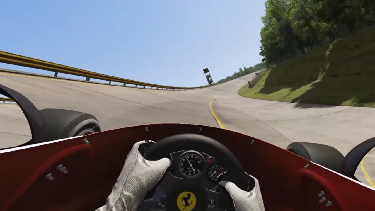 VR Niki Lauda's Ferrari 312T VS Ferrari F1-75 Classic Monza 1966 Layout