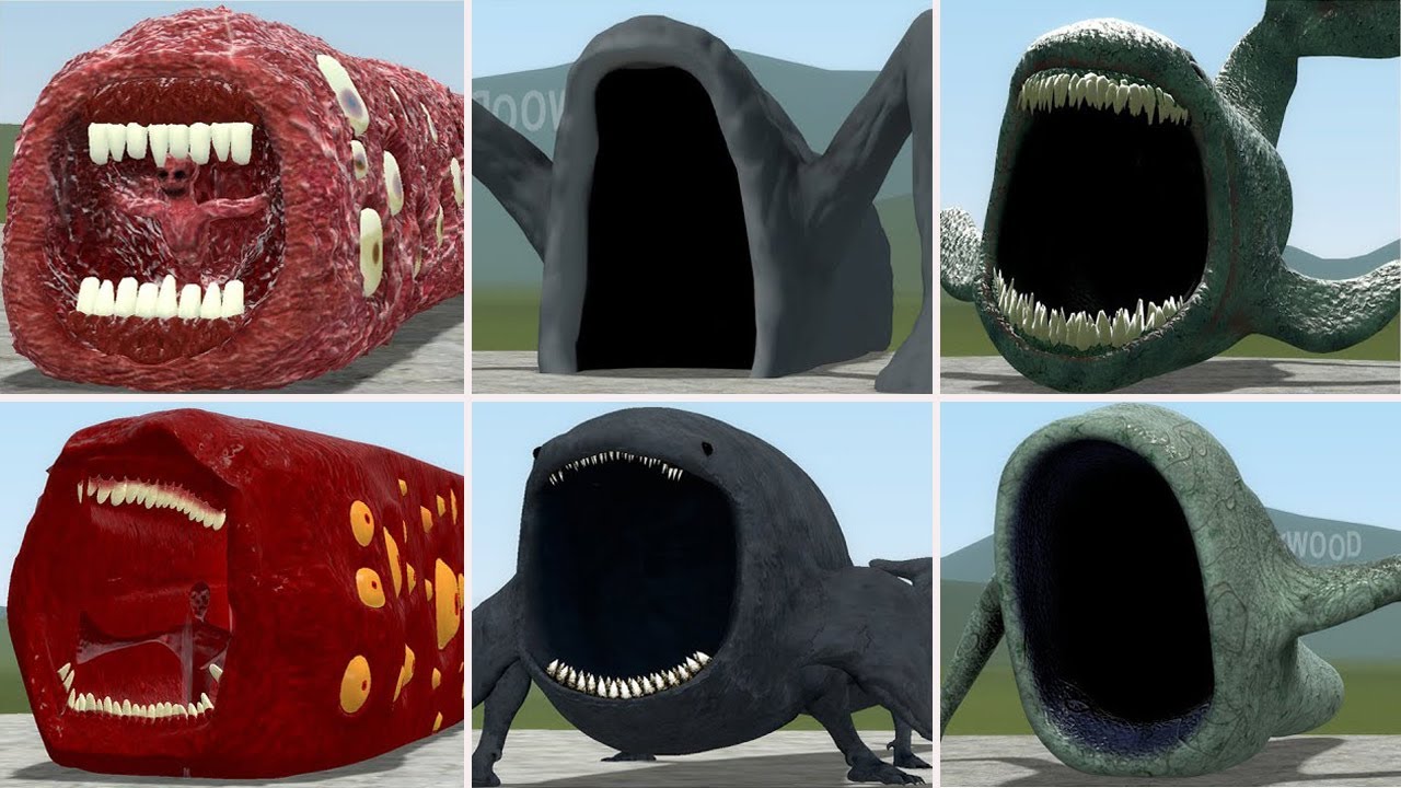 OLD AND NEW UPDATE: SEA EATER, TRAIN EATER, THE BLOOP VS ALL TREVOR HENDERSON BATTLE In GMOD!