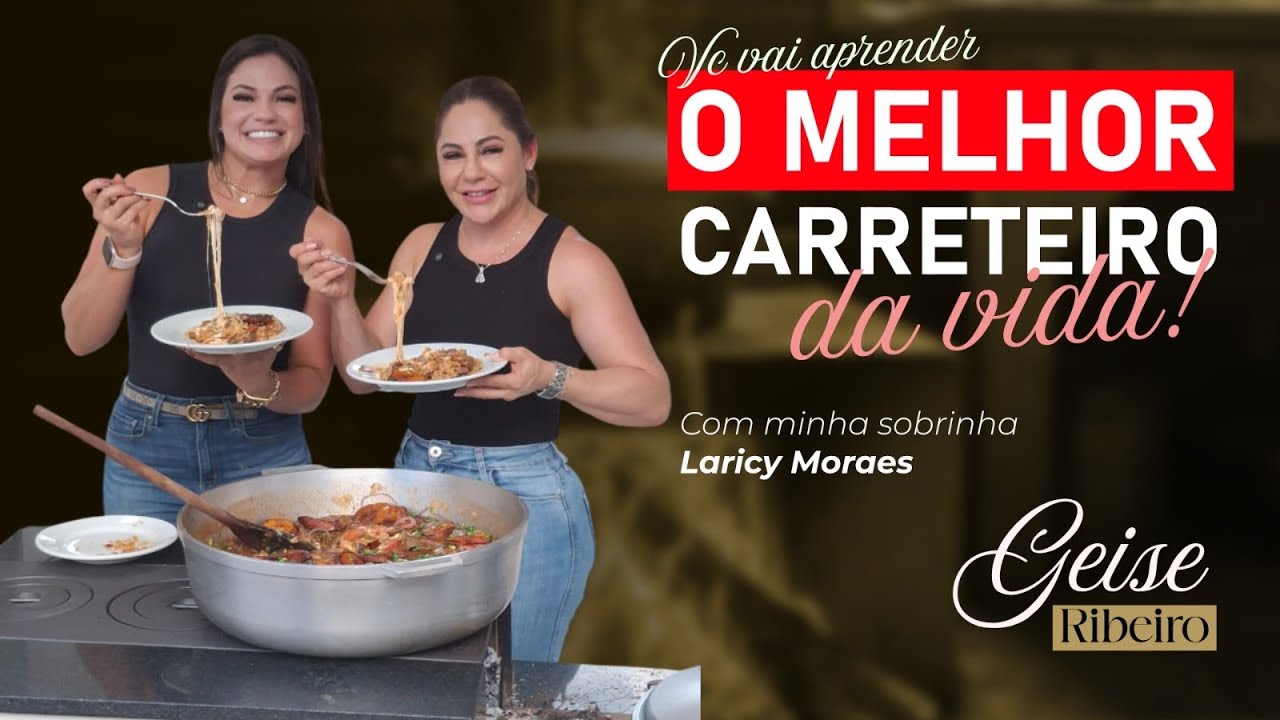 O melhor Arroz Carreteiro da sua vida começa aqui.  Geise Ribeiro e Laricy Moraes