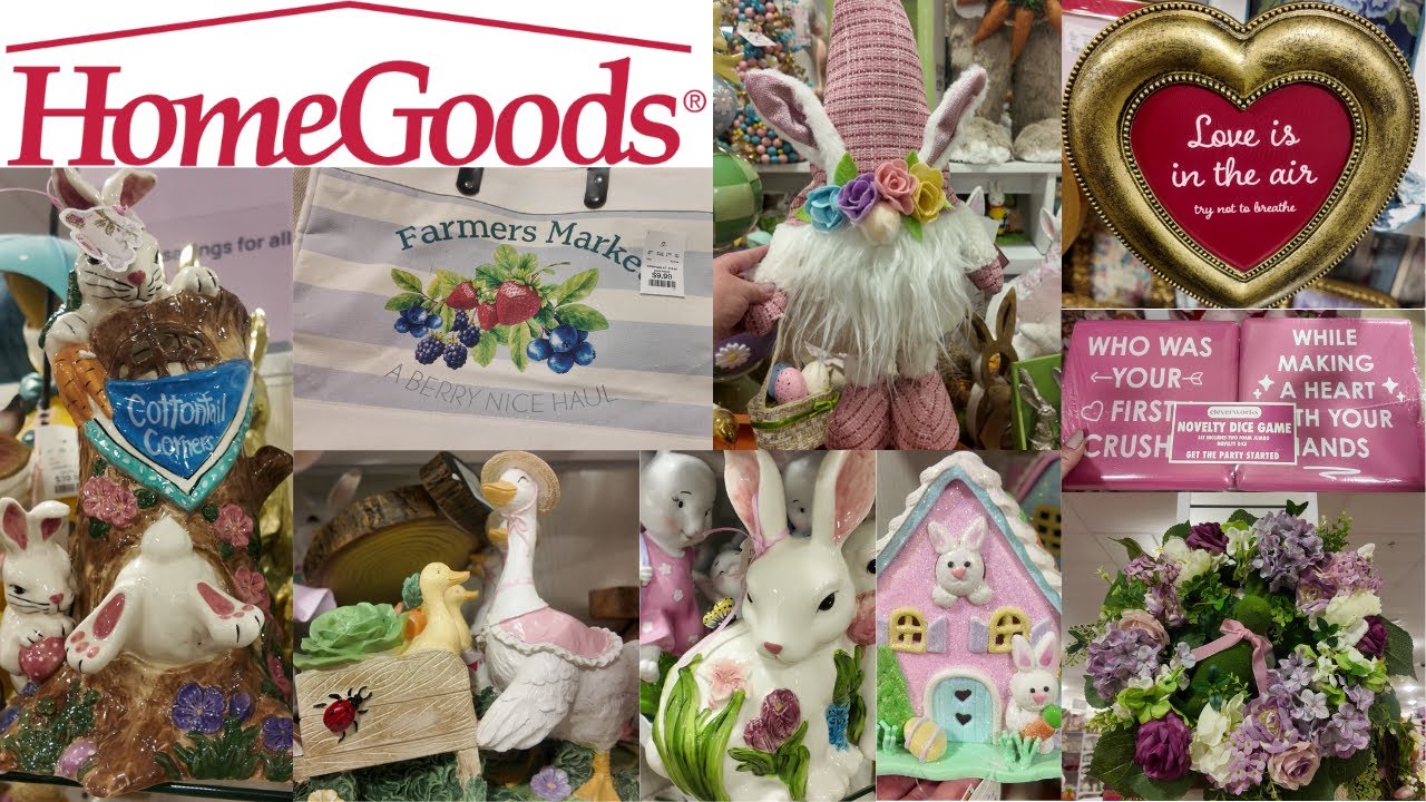 HomeGoods - Beautiful Easter & Spring. Decor & New Furniture Finds