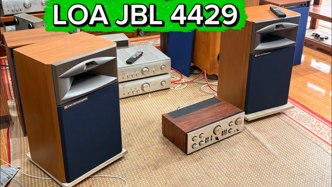 Em Về Loa Jbl 4429 | Âm Ly Luxman L85V | Âm Ly Jarguar 203 iii | Denon 1500 Se