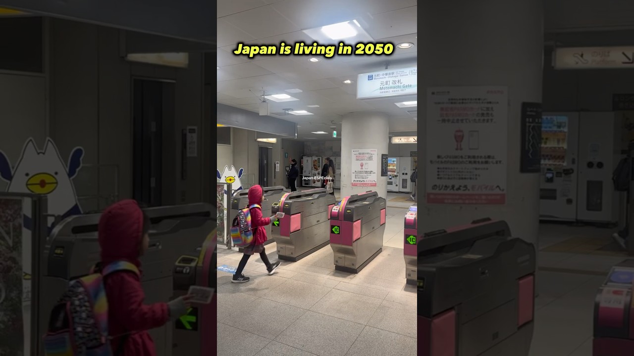Even kids commute by train on their own ❤️🇯🇵 #japanislivingin2050 #japan #japanese #onlyinjapan