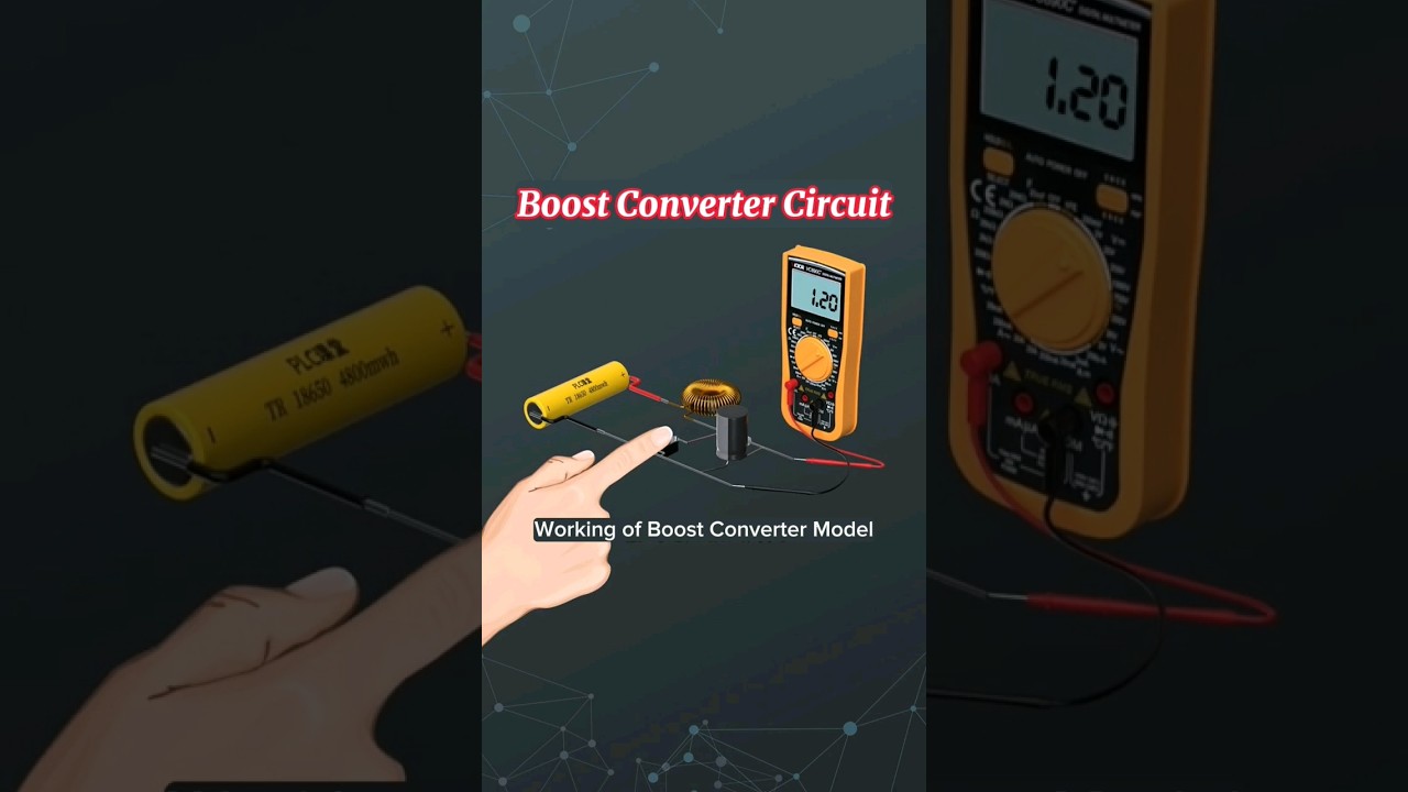 Boost Converter Circuit Diy Electronics Project #boostconverter #diyelectronics #electronics